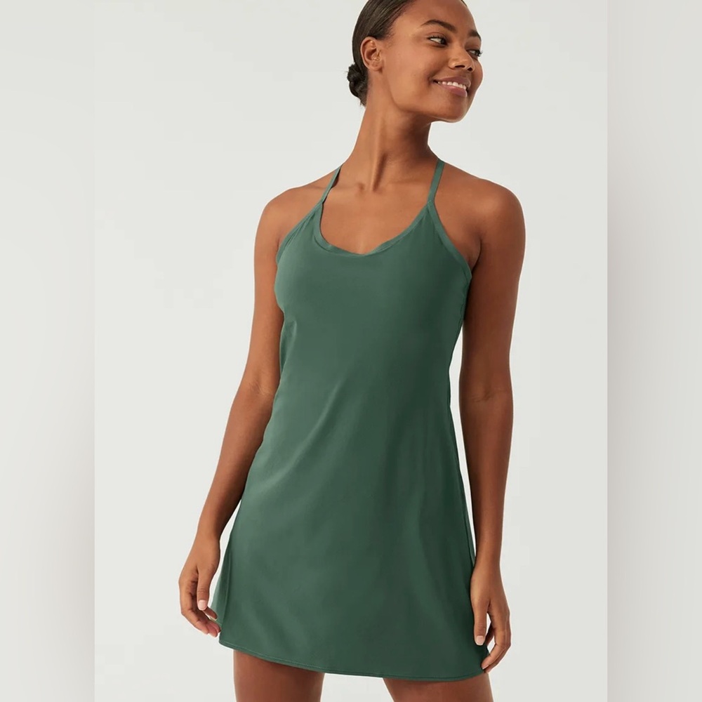 Outdoor Voices exercise dress; green size small